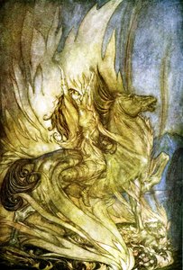 Le Crépuscule des Dieux - Arthur Rackham